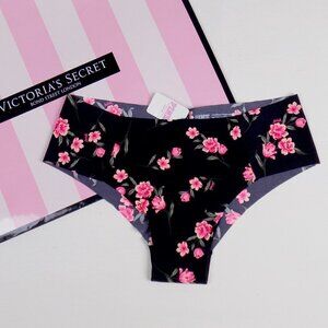 new! victoria's secret VS PINK floral roses no show seamless brief hip hugger